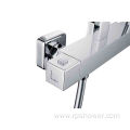 Square thermostatic shower set